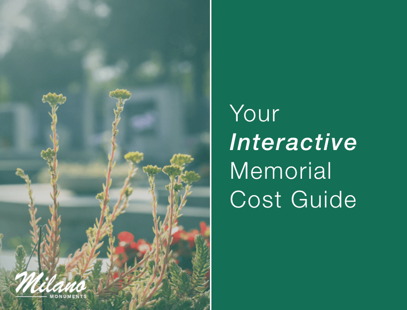 Interactive Memorial Cost Guide Milano Monuments